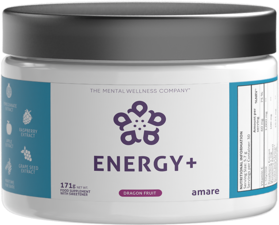 Energy+ dragon fruit - Supplement van Amare, the mental wellness company voor meer energie